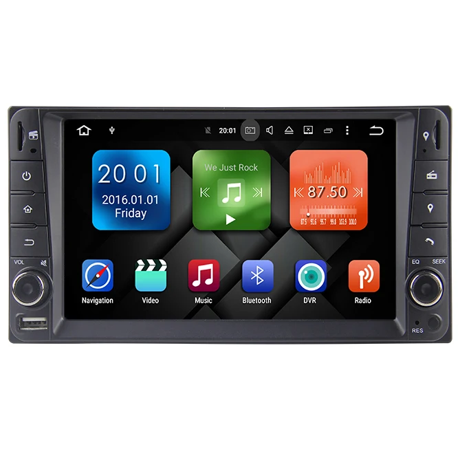 7 &quotчетырехъядерный 2G RAM Android 1 автомобильный DVD (нет) плеер для старой Toyota Corolla Camry