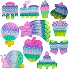 Игрушка-улитка сенсорная, для аутизма, сжимаемая, для снятия стресса