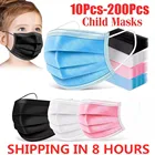 Маска одноразовая из нетканого материала, 10-200 шт.