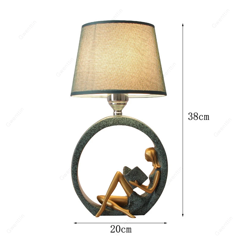 Скандинавские современные настольные светильники для девочек стоячий