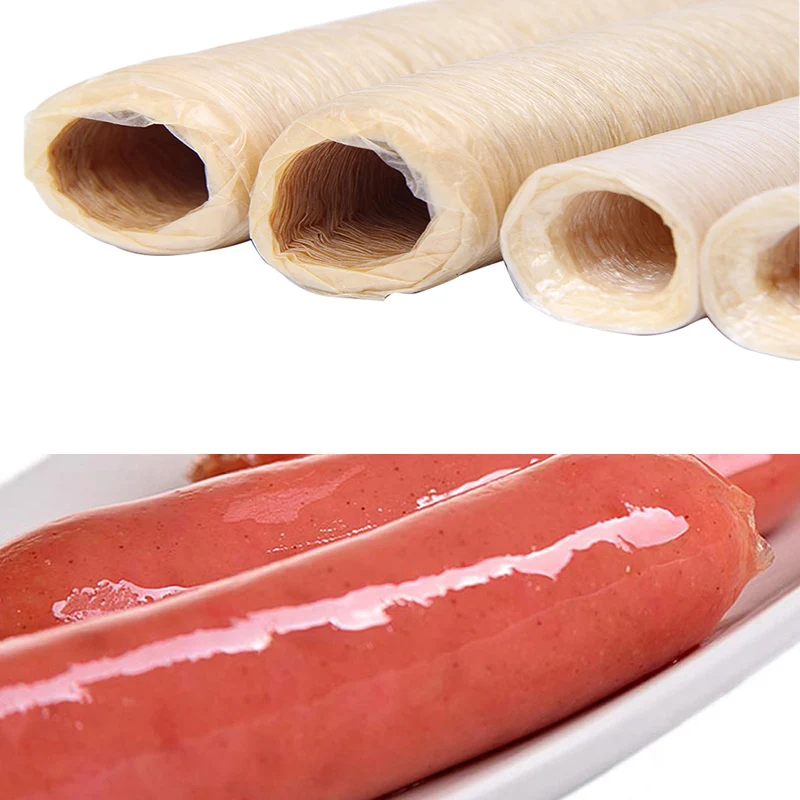 14 м сухая колбаса Вегетарианская оболочка коллагеновая для мяса горячего