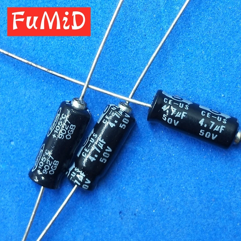 Новый и оригинальный звуковой конденсатор marcon 50 в 4 7 мкФ CE-US series 7uf50v осевой