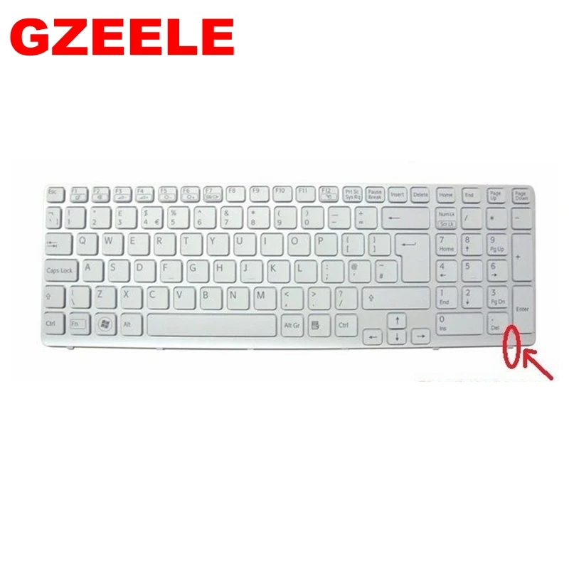 Новинка для sony Vaio SVE151 SVE151J13M SVE1513M1EW SVE15 SVE151 SVE17 SVE151C11M SVE151E11T английская клавиатура, белый цвет