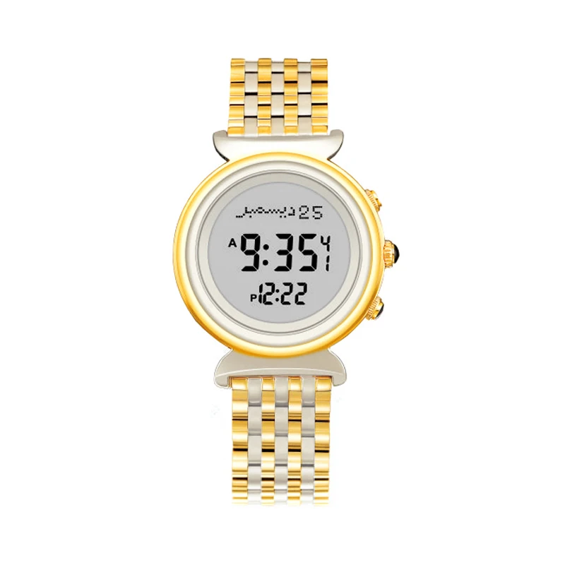 Мусульманские часы с будильником и для молитвы водонепроницаемые Hijir Calandar из