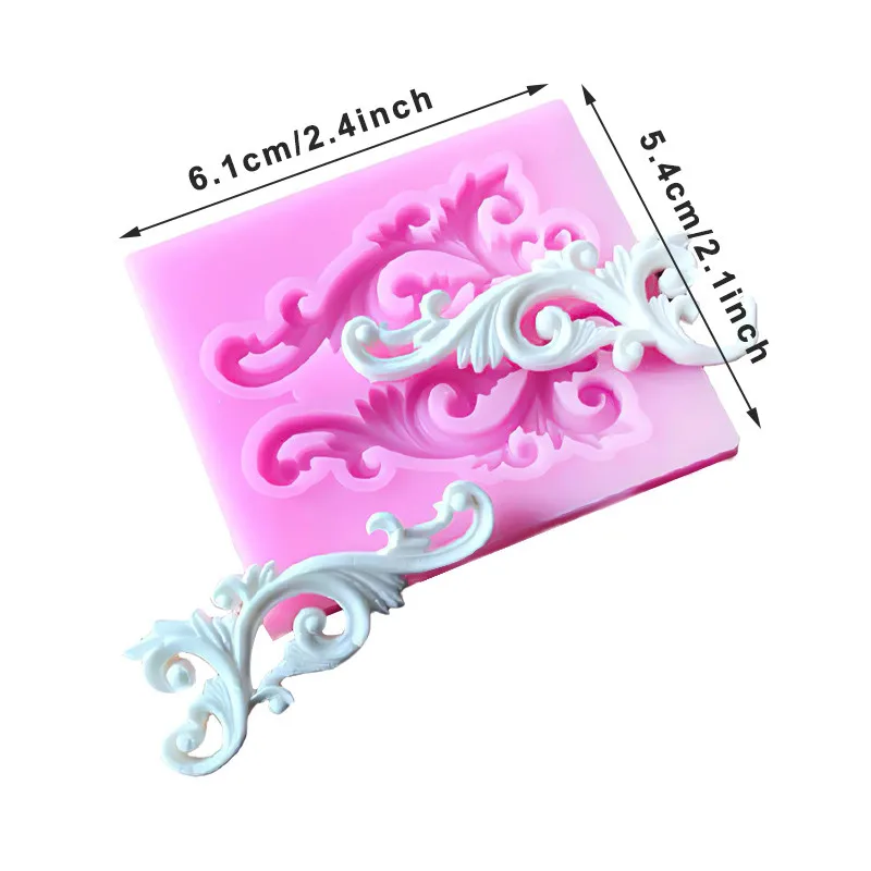 

Fondant Molds Relief Silicone Mold European Retro Relief Lace Sugarcraft Gumpaste Chocolate Candy Clay Molds