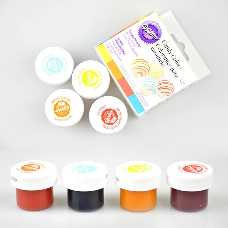 

4 Colors Baking Pigment Chocolate/Candy Coloring Oil DIY Cream Fondant Macarons Cake