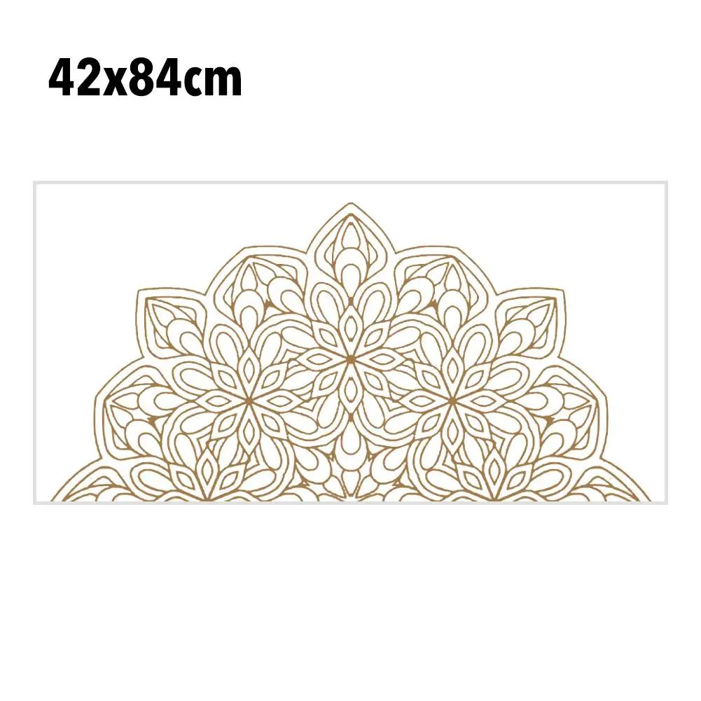 Наклейки на стену с мандалой для йоги статуя индийского Будды символ украшение