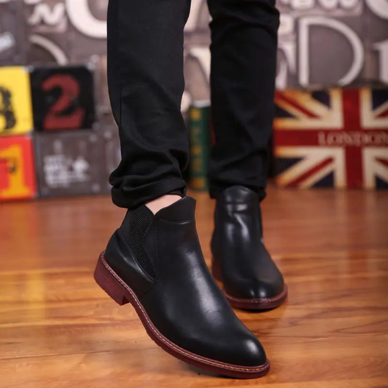 

sneakers high leather Casual men sneaker footwear mens man sport black boots causal sports fashion outdoor 2020 Sneaker top for