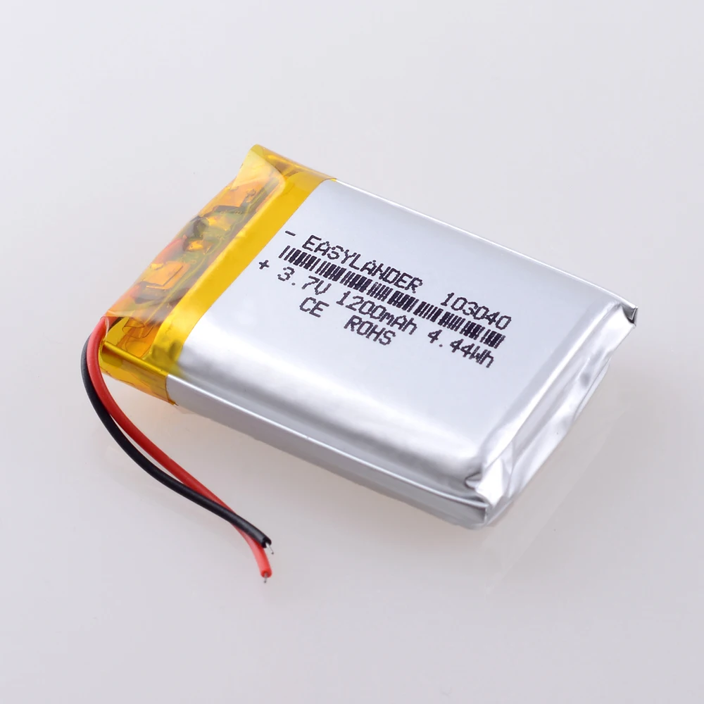 Литий полимерная аккумуляторная батарея 3 7 1200 в 103040 мАч для MP3 MP4 GPS PSP mobile video game PAD E