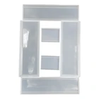 1 компл. Домино ящик для хранения эпоксидная смола, форма DIY ремесла Литье инструменты контейнер для ювелирных изделий Органайзер держатель силиконовая форма