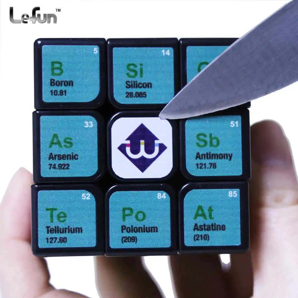 

Professional Cubes 3x3x3 Speed For Magic-Cube Chemical Element Periodic Table 3rd-order Cubes Learning Formula Education Toys