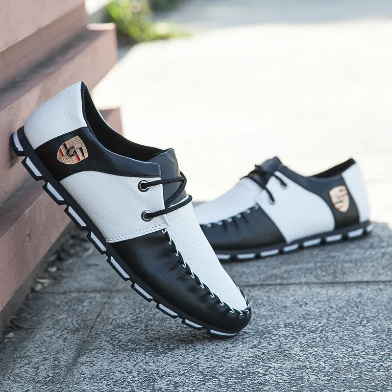 

Brand New Fashion Men Loafers Men Leather Casual Shoes High Quality Adult Moccasins Men Driving Shoes Male Footwear Unisex 2020