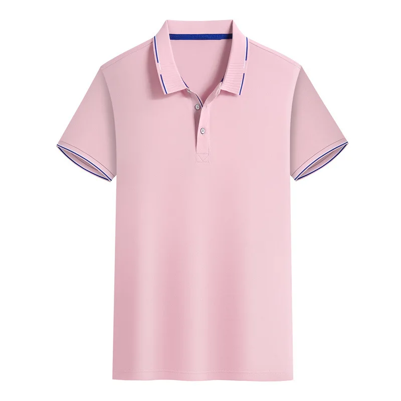 

Summer collar short sleeve POLO shirt with the men and women