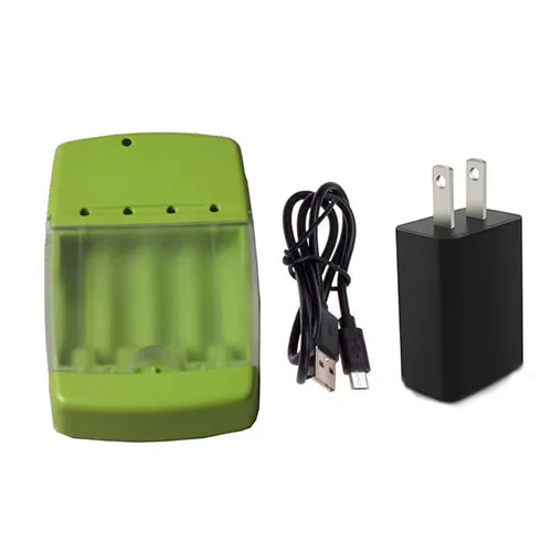 USB cable US plug 4 слота AA AAA зарядное устройство Smart usb зарядное устройство для аккумуляторов Щелочные AA AAA зарядное устройство с Светодиодный индикатор дисплея - Цвет: USB cable US plug