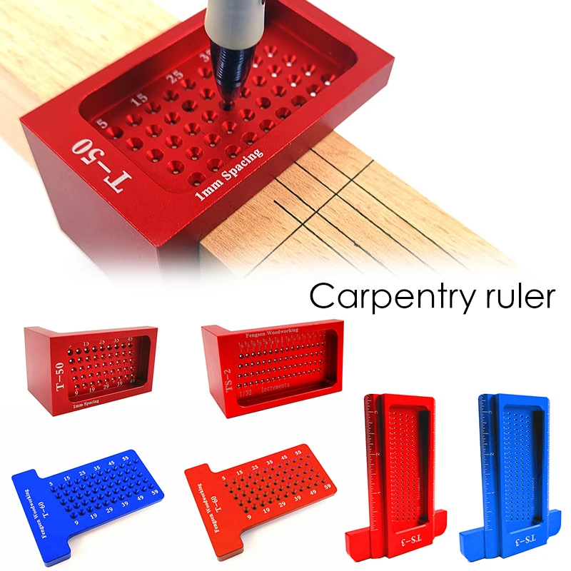 T образная линейка по дереву алюминиевый сплав|Шаблоны| |