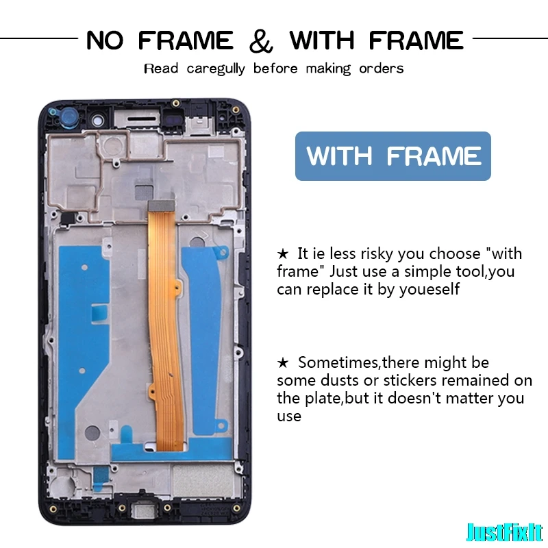 Для huawei Nova Young 4G LTE/Y6 /Y5 MYA-L11 MYA-L41 ЖК-дисплей кодирующий преобразователь сенсорного экрана в сборе с рамкой