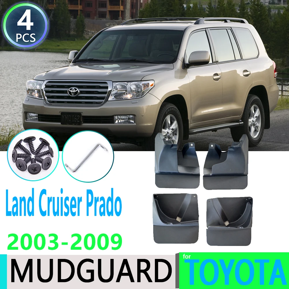

for Toyota Land Cruiser Prado LC120 FJ120 120 2003~2009 Car Fender Mudguard Mud Flaps Guard Splash Flap Car Accessories