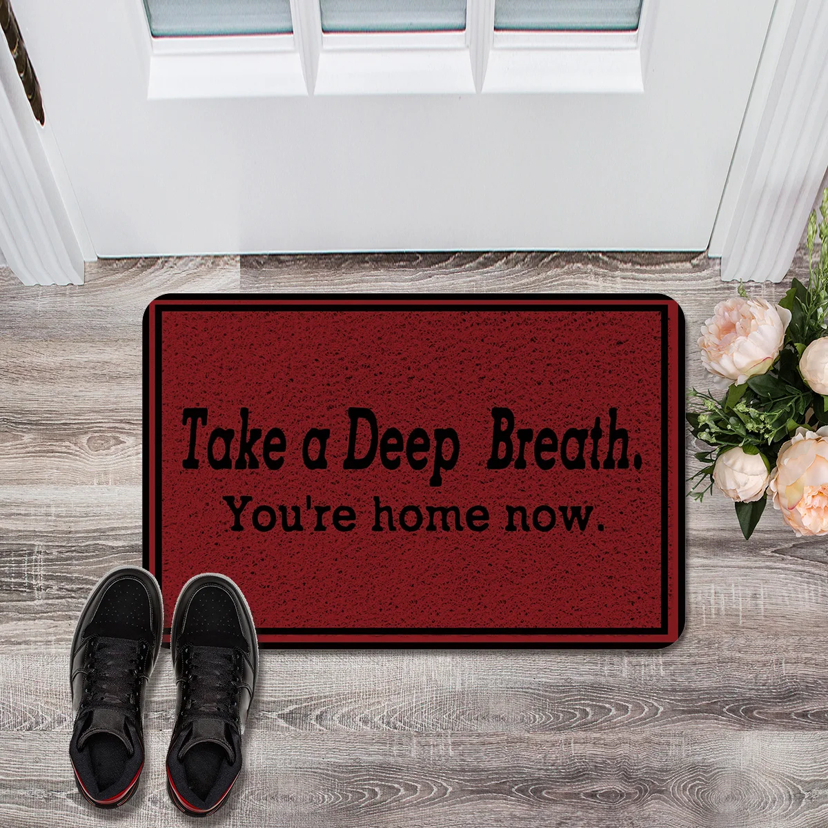 Сделайте глубокий вдох Коврики для кухни Анти-усталость моющиеся места бегуны
