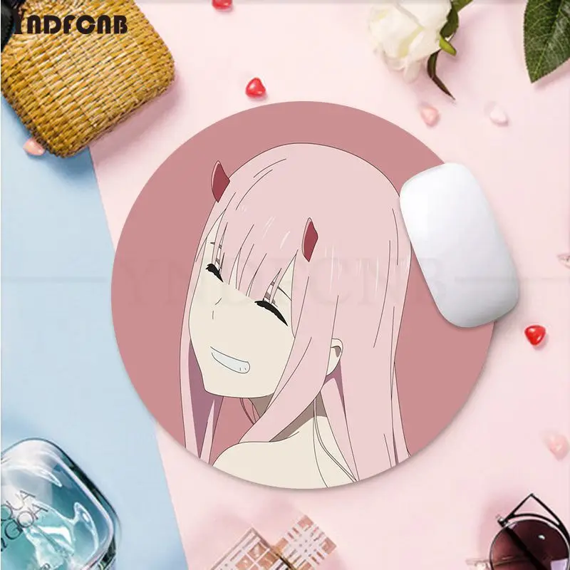 YNDFCNB Zero Two Darling in the FranXX мягкий игровой коврик для мыши компьютер Противоскользящий