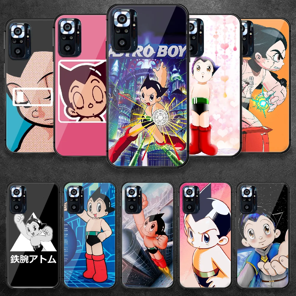 

Astro Anime Boy Cartoon Tempered Glass Phone Case Cover For Xiaomi Redmi Note 7 8 9 10 A C T S Pro K 30 40 Prime Cover