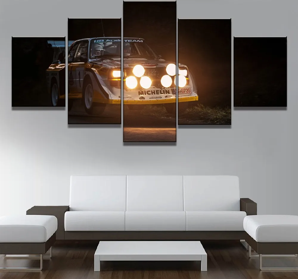 5 шт. HD-картина с изображением гоночной машины | Дом и сад