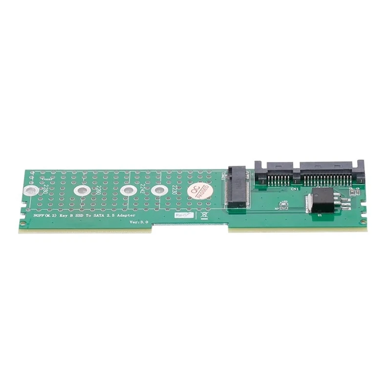 M.2 NGFF B-Key SSD to SATA Adapter DDR Memory Slot Expansion Board Raiser Riser Card Support 2230 2242 2260 2280 M2 | Электроника