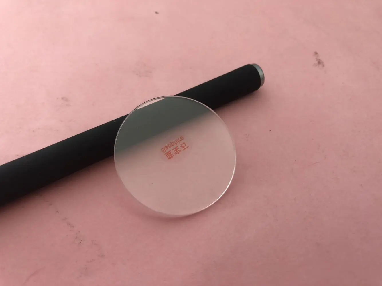 Бесплатная доставка 1 шт. Толщина 2 мм Двойной Купол вогнутый сапфир размером от 28