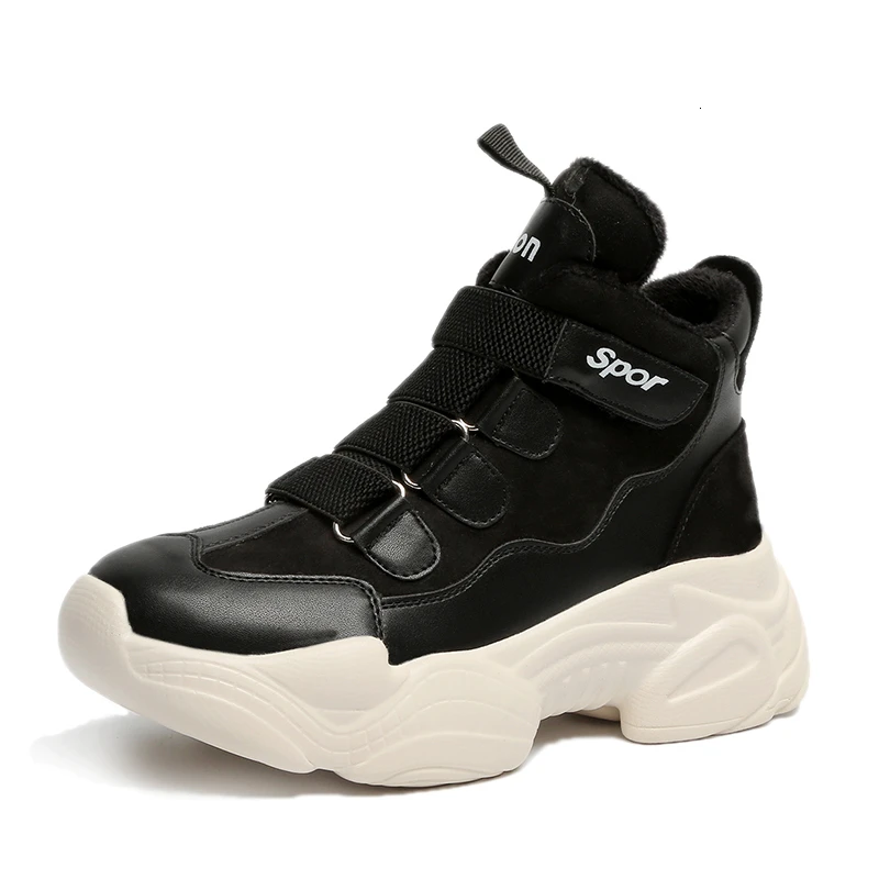 Женские ботильоны Martin теплые кроссовки на массивной платформе 6 см повседневные