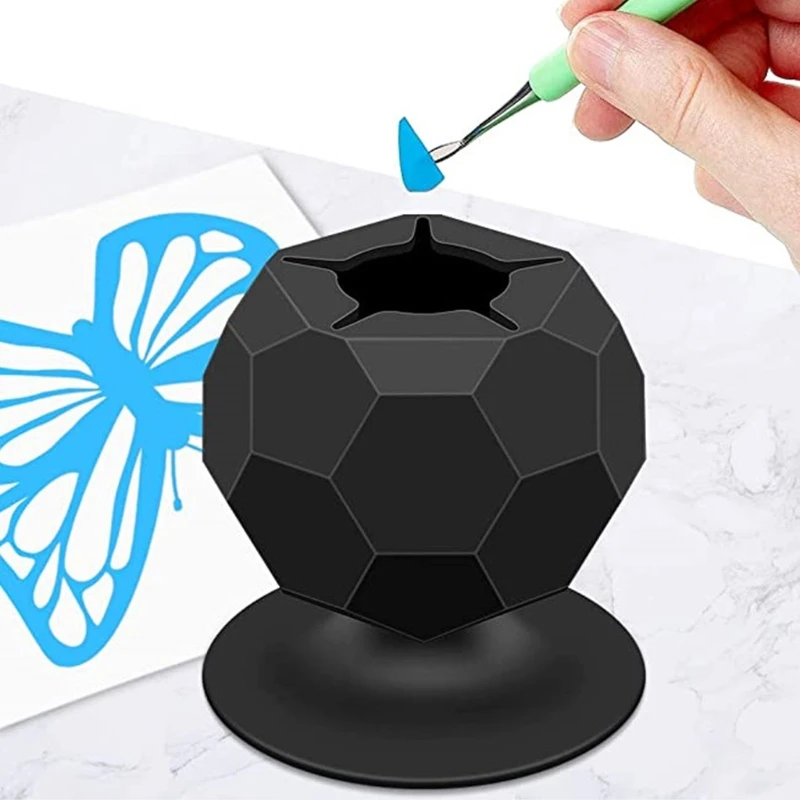 

Waste Collector Silicone Suction Collection Sucker Handicraft Scrap Storage Ball 83XF