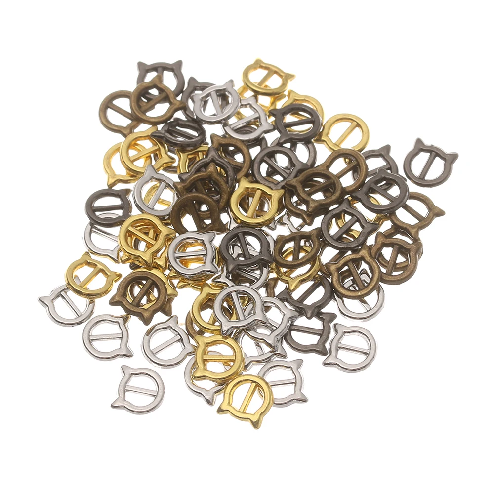 20/40 шт. 4 мм Мини ультра-маленький трехскользящий ремень в стиле кошки пряжка