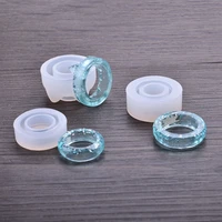 diy silicone rings molds transparent crystal ring mould epoxy resin cat ear rings craft jewelry making tools handmade