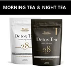 Mulittea, 28 дней ночи и утром, детоксикация, травяной чай, напиток, чистый жиросжигатель для плоского живота, натуральный продукт для похудения и потери веса