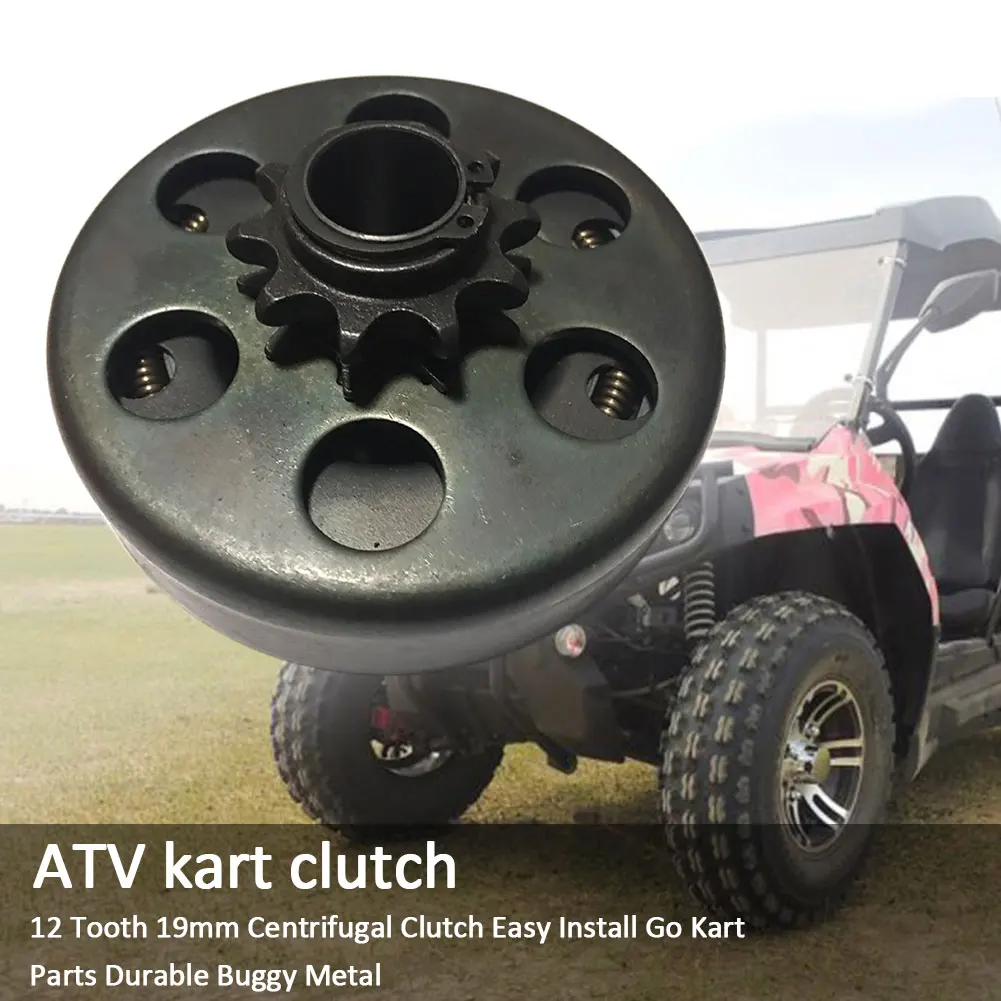12 зуб 19 мм Go Kart запчасти авто центробежный клатч Багги металлический