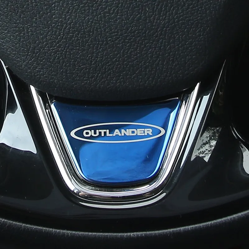 Для Mitsubishi Outlander 2013-2019 1 шт./компл. рулевого колеса автомобиля Сталь блестки крышка