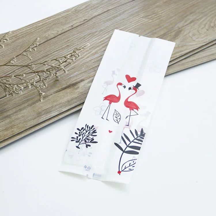 50 шт Фламинго пластиковые подарочные пакеты Конфеты Печенье Хлеб орехи мешок с