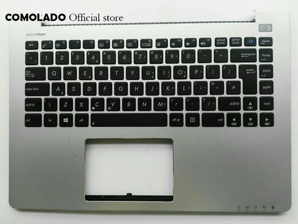 Nordic Hungarian UK Slovenia Swiss Turkish Palmrest Laptop Keyboard For Asus S400 S400C S400CA S400E ND HU WB TR SW Layout | Компьютеры и