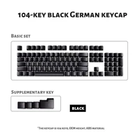 104 keys transparent germanrussianfrenchspanishkoreanabnt2 backlit keycaps for mechanical keyboard iso supplement keycaps