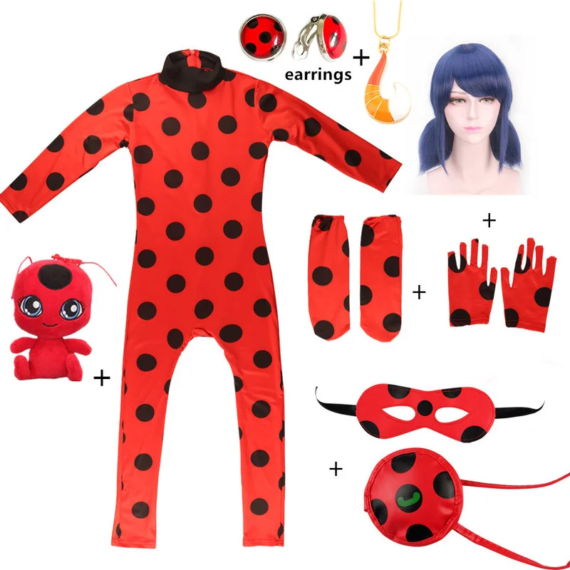 Маскарадный маринетт на Хэллоуин детские костюмы для представлений детская