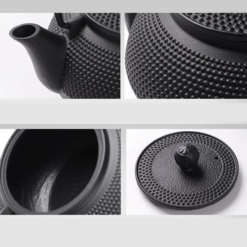 Южно чугунный чайник старый железный горшок ракушки чайные горшки для здоровья