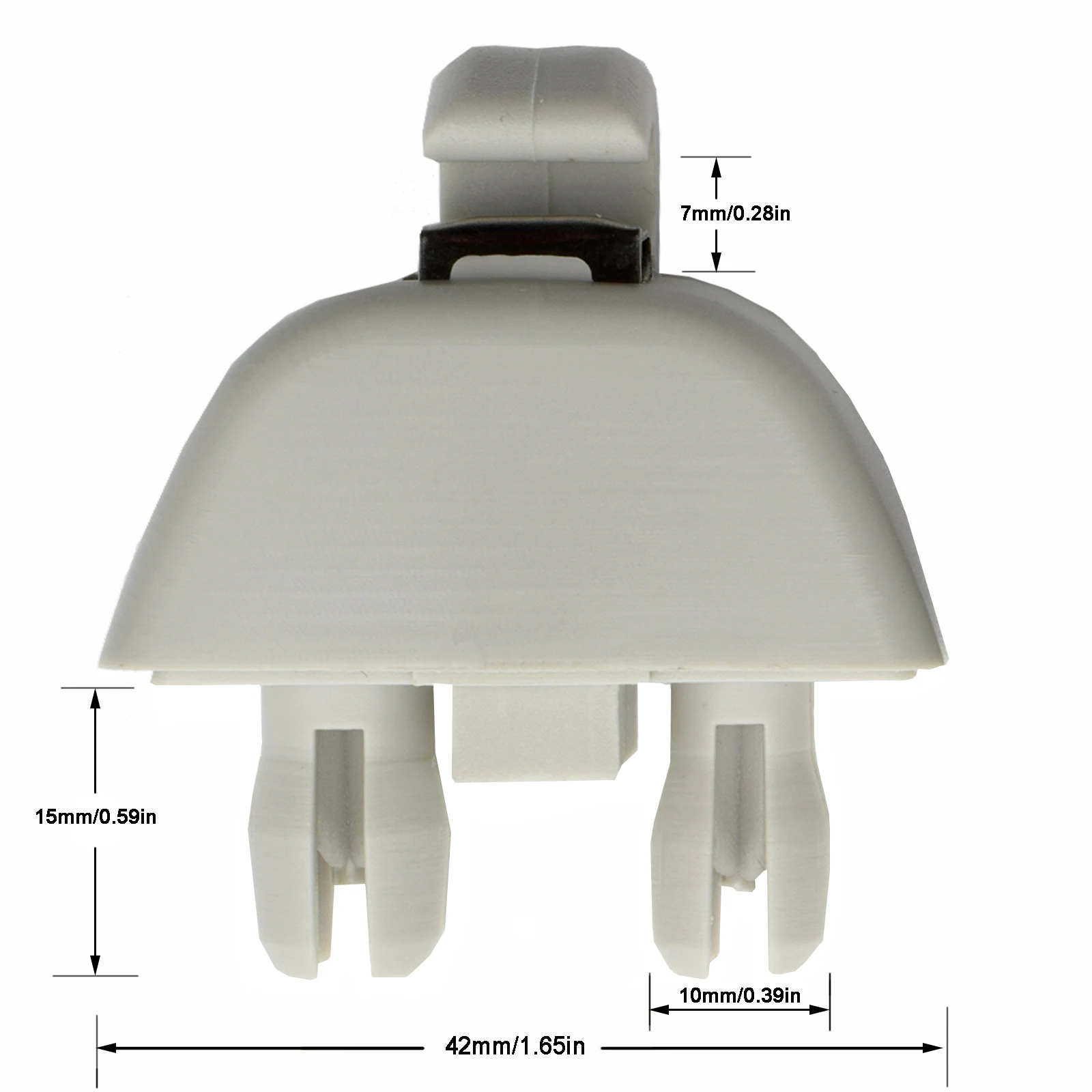 2 шт. Внутренний солнцезащитный крюк для козырька кронштейн Volkswagen Passat Polo Up! Audi A6 C6