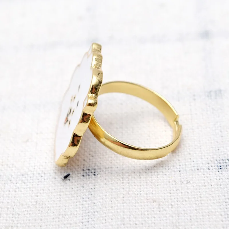 

JCBTSHSouth Korea ring should aid the surrounding cartoon cute ring ring male and female students ring jewelry metal adjustable