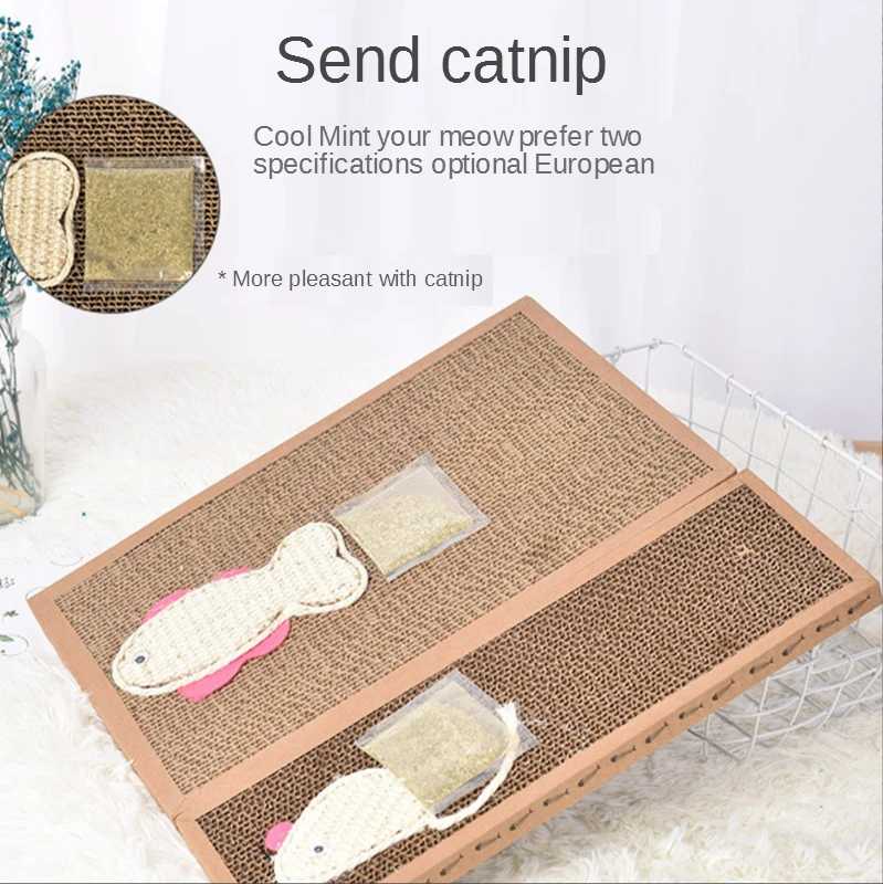 

Scratcher Cat Grinding Claw Toy Sisal Wear-resistant and Scratch-resistant Relieve Cat Boredom Interactive Supplies Pet Toys