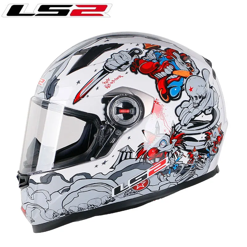 LS2 FF358 Полнолицевой мотоциклетный шлем Samurai Racing Capacete ls2 для мужчин и женщин Casco