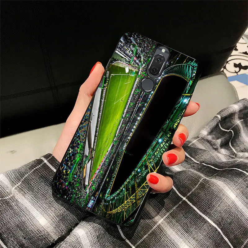 Чехол для телефона FC Sporting Clube de Portugal Huawei Mate10 Mate 30Pro черный мягкий чехол из ТПУ DIY Nova 3