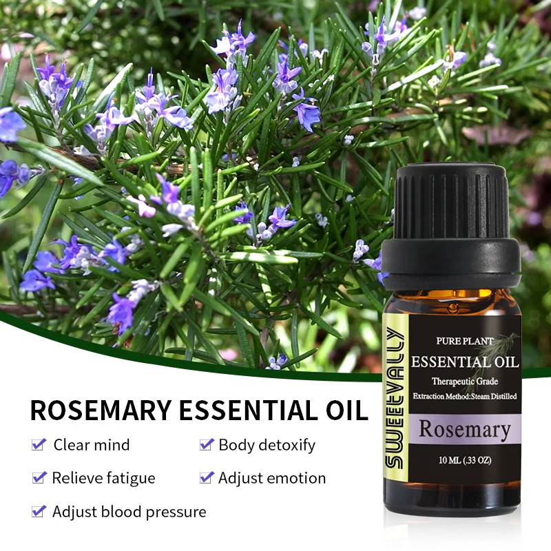 10 мл эфирное масло розмарина освежающее воздух улучшенное запоминание эфирных
