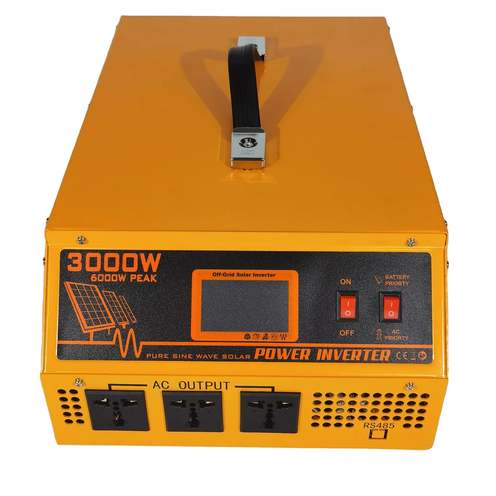 

PV Energy System 3000W Inverter 24V 100A Charge Controller AC/DC Hybrid Solar Charger