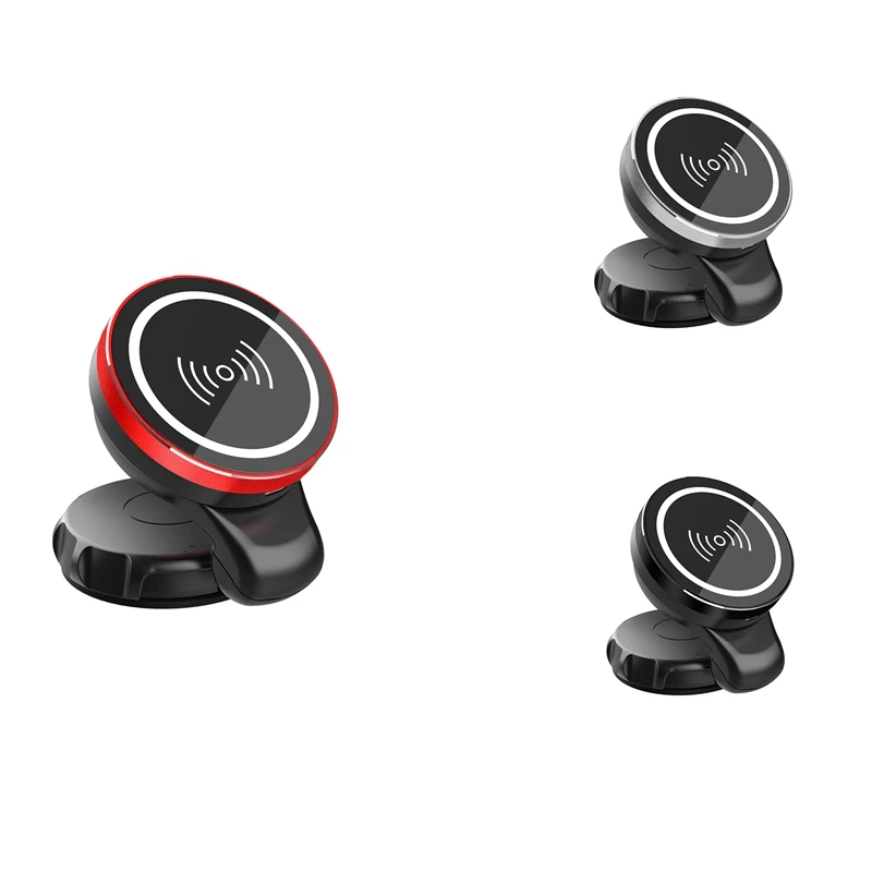 

Magnetic Wireless Car Charger for iPhone 12 Pro Max Car Airvent Dashboard Mount Magnet Phone Holder Stand