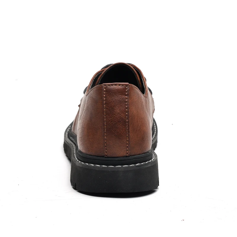 

Обувь из полированной кожи CN(Origin), обувь для прогулок из натуральной кожи, Резиновая, на шнуровке, ПВХ, без пола, гибкая