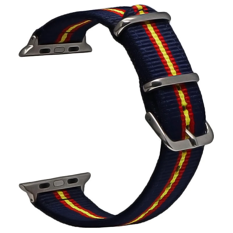 Ремешок для apple watch band apple watch 4 5 3 ремешок 44 мм/40 мм iwatch band 5 42 мм 38 мм correa pulseira нейлоновый ремешок для часов