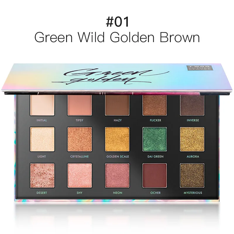 Матовые мерцающие нюдовые тени для век 15 цветов палитра макияжа